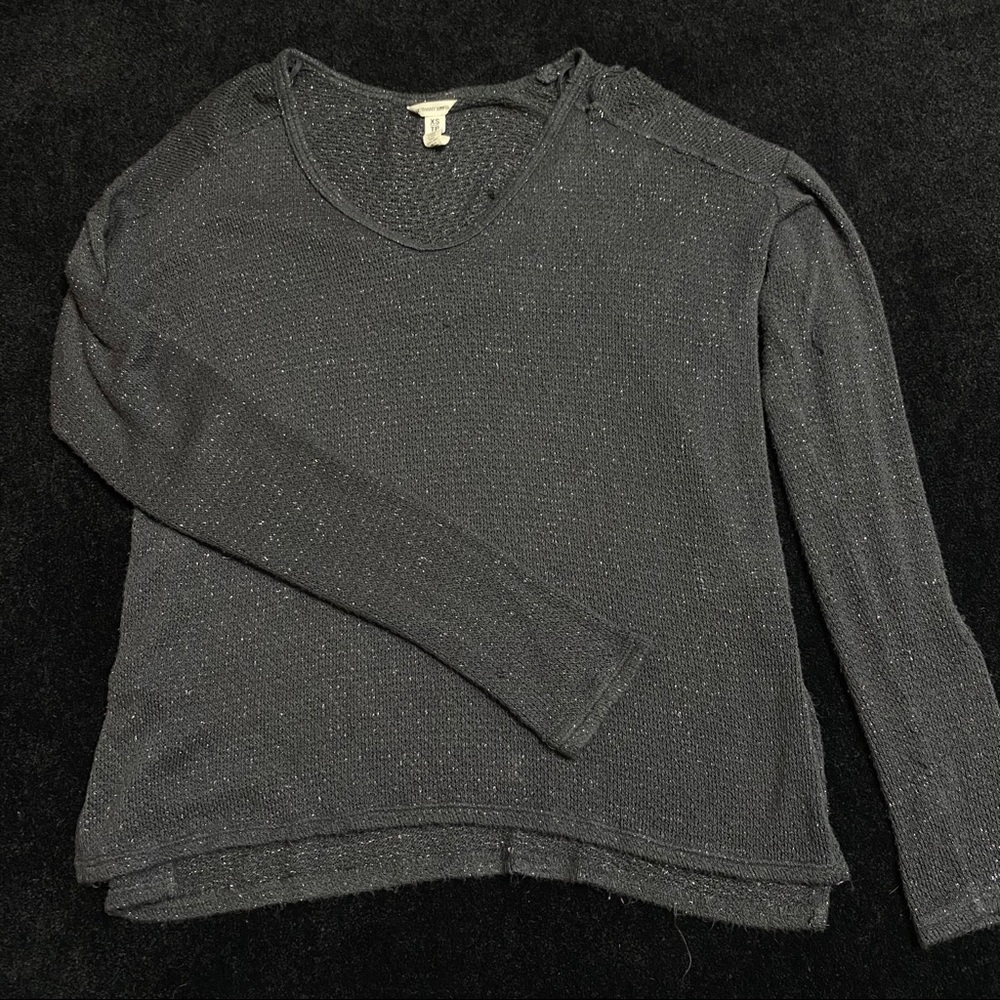 FINAL❗️dark grey colored thin sweater sparkly